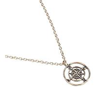 BNCXMO Creative Necklace,Minimalist Multilayered Compass Pendant Necklace Women Gold Color Choker Necklace Jewelry