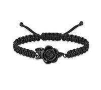 BNCXMO Cremation Jewelry Rose Flower Urn for Ashes for Women Memorial Cremation Bracelets-Colorful