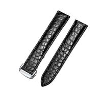 BNCXMO Crocodile Genuine Leather Watch Band For Omega Strap Watch 300 DeVille Watchband Bracelet 19mm 20mm 21mm