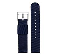 BNCXMO Fashion Woven nylon watch band for Omega Seahorse 300 canvas Thickened Sport Strap 18mm 20mm 22mm 24mm