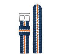 BNCXMO Fashion Woven nylon watch band for Omega Seahorse 300 canvas Thickened Sport Strap 18mm 20mm 22mm 24mm