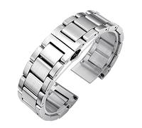 BNCXMO Five-Bead Stainless Steel Watch Strap Replacement Metal Bracelet for Submariner Daytona Sub GMT Series-Rose Gold 21Mm/Silver Gold/21Mm