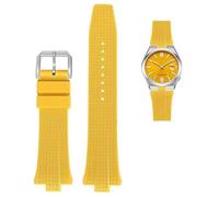 BNCXMO FKM Fluoro Rubber Watch Strap For Citizen TSUYOSA Collection NJ0150 NJ0151ME Watchbands Men Women Bracelet Colorful