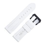 BNCXMO Fluorine Rubber 22mm 24mm Watch Band Silicone Watchband For Panerai Watch Strap