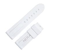 BNCXMO Fluorine Rubber 22mm 24mm Watch Band Silicone Watchband For Panerai Watch Strap