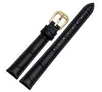 BNCXMO For any brand leather watchband for Girls and Student Crocodile grain band 10 12 14 16 18mm black brown red white blue strap