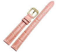 BNCXMO For any brand leather watchband for Girls and Student Crocodile grain band 10 12 14 16 18mm black brown red white blue strap