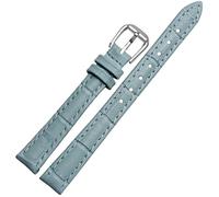 BNCXMO For any brand leather watchband for Girls and Student Crocodile grain band 10 12 14 16 18mm black brown red white blue strap