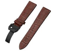 BNCXMO for Bertofino Pilot Mark 20mm 22mm Watchband Alligator Genuine Leather Silicone Rubber Sole Watch Strap
