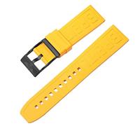 BNCXMO For Breitling navitimer avenger pin buckle Watchbands silicone Watch band 22mm 24mm colourful strap