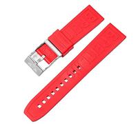 BNCXMO For Breitling navitimer avenger pin buckle Watchbands silicone Watch band 22mm 24mm colourful strap
