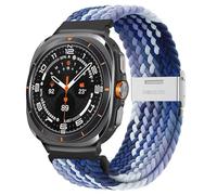 BNCXMO For Galaxy Watch Ultra 47mm Watch Strap Nylon Elastic Braided Solo Loop Bracelet