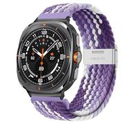 BNCXMO For Galaxy Watch Ultra 47mm Watchbands Nylon Elastic Braided Solo Loop Strap Bracelet