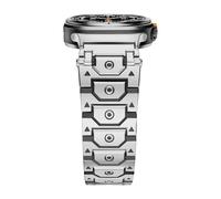 BNCXMO For Galaxy Watch Ultra Strap 47mm Accessories sport Bracelet For Galaxy Watch 7 Ultra Titan Stainless Steel Metal Steel watchbands WatchBands