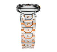 BNCXMO For Galaxy Watch Ultra Strap 47mm Accessories sport Bracelet For Galaxy Watch 7 Ultra Titan Stainless Steel Metal Steel watchbands WatchBands
