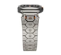 BNCXMO For Galaxy Watch Ultra Strap 47mm Accessories sport Bracelet For Galaxy Watch 7 Ultra Titan Stainless Steel Metal Steel watchbands WatchBands