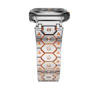 BNCXMO For Galaxy Watch Ultra Strap 47mm Accessories sport Bracelet For Galaxy Watch 7 Ultra Titan Stainless Steel Metal Steel watchbands WatchBands