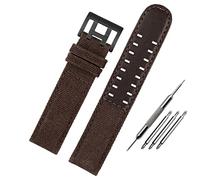 BNCXMO for Hamilton Khaki Field Watch h760250/h77616533/h70605963 H68201993 Watch Strap Genuine Leather Nylon Men Watch Band 20mm 22mm (Color : 26mm, Size : 22mm)