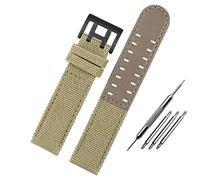 BNCXMO for Hamilton Khaki Field Watch h760250/h77616533/h70605963 H68201993 Watch Strap Genuine Leather Nylon Men Watch Band 20mm 22mm (Color : 26mm, Size : 22mm)