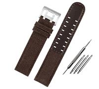 BNCXMO for Hamilton Khaki Field Watch h760250/h77616533/h70605963 H68201993 Watch Strap Genuine Leather Nylon Men Watch Band 20mm 22mm (Color : 26mm, Size : 22mm)