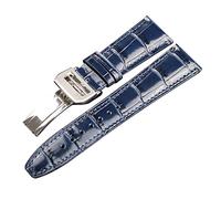 BNCXMO For IWC Portugues Pilot Genuine Leather Watch Band Bracelet Strap Accessory 22mm Crocodile Grain Watchbands