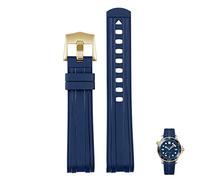 BNCXMO For Omega 300 universe 007 Curved End Fluorous Rubber silicone watchband 20mm 22mm Watch Soft strap Men Replacement