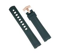 BNCXMO For Omega Strap 300 Diving Watch Straps 20 mm Curved End Quality Fluoro Rubber New Watch Strap