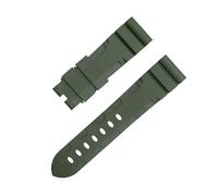 BNCXMO For Panerai Strap Belt Accessories For PAM1392/0682 Series Watchbands 22mm 24mm Fluororubber Soft FKM Rubber Watch Band 42/44mm Dial