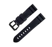 BNCXMO For Panerai Strap Belt Accessories For PAM1392/0682 Series Watchbands 22mm 24mm Fluororubber Soft FKM Rubber Watch Band 42/44mm Dial