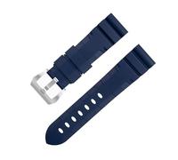 BNCXMO For Panerai Strap Belt Accessories For PAM1392/0682 Series Watchbands 22mm 24mm Fluororubber Soft FKM Rubber Watch Band 42/44mm Dial