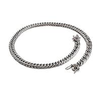 BNCXMO Friendship Bracelets, Cuban Chain with Padlock 3D Stainless Steel Men's Chain Bracelet