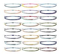 BNCXMO Friendship Bracelets for Women Gifts Christmas Stockings Stuffers Waterproof Ankle Bracelets Adjustable String Bracelet Stacks Jewelry Friendship Gifts