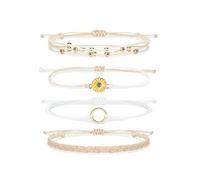 BNCXMO Friendship Bracelets for Women Gifts Christmas Stockings Stuffers Waterproof Ankle Bracelets Adjustable String Bracelet Stacks Jewelry Friendship Gifts
