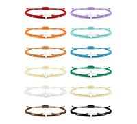 BNCXMO Friendship Bracelets for Women Gifts Christmas Stockings Stuffers Waterproof Ankle Bracelets Adjustable String Bracelet Stacks Jewelry Friendship Gifts