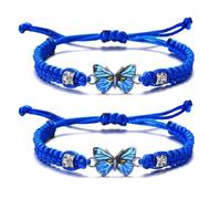 BNCXMO Friendship Bracelets for Women Gifts Christmas Stockings Stuffers Waterproof Ankle Bracelets Adjustable String Bracelet Stacks Jewelry Friendship Gifts