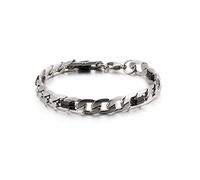 BNCXMO Friendship Bracelets, Two Colors Stainless Steel Link Bracelets