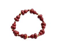 BNCXMO Genuine Cinnabar Bracelet Purple Gold Sand Gourd Bracelet Jewelry factory正品朱砂手串紫金砂葫芦手链饰品工厂 Cinnabar