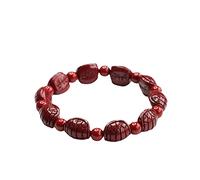 BNCXMO Genuine Cinnabar Bracelet Purple Gold Sand Rich Jiatianxia Bracelet Decoration Cinnabar