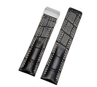 BNCXMO Genuine Leather Strap For Breitling watch Band cow leather bracelet with Deployment buckle 22mm 24mm WatchBands
