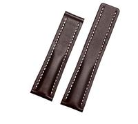 BNCXMO Genuine Leather Strap For Breitling watch Band cow leather bracelet with Deployment buckle 22mm 24mm WatchBands