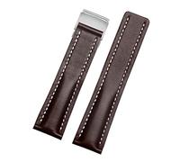 BNCXMO Genuine Leather Strap For Breitling watch Band cow leather bracelet with Deployment buckle 22mm 24mm WatchBands