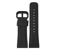BNCXMO Genuine Leather Strap for sevenfriday Watch Band Q203 M203 P1 P2 S2 M2 Q2 03 01 02 Brown Blue 28mm Cowhide Watch Strap (Color : Dark Brown-Black, Size : 28mm)