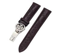 BNCXMO Genuine leather watch strap 19MM 20MM 22MM Watchbands For Patek Philippe Wath bands With Stainless Steel Deploy Clasp Men Women