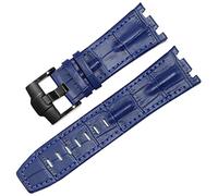 BNCXMO Genuine Leather watch Strap For AP 15703 Royal Oak Offshore Series 28mm Crocodile Watchbands