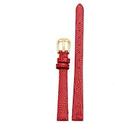 BNCXMO Genuine Leather Watchband womens bracelet 6mm 8mm 10mm 12mm lizards leather watch strap small wristwatches belt Pin buckle