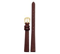 BNCXMO Genuine Leather Watchband womens bracelet 6mm 8mm 10mm 12mm lizards leather watch strap small wristwatches belt Pin buckle