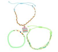 BNCXMO Girls' jewelry 1Set Woven Friendship for Teen Handmade Jewelry Braided Rope Bracelets Friends and Girlfriends Stylish accessories