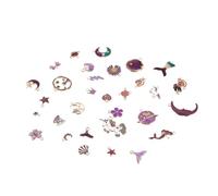 BNCXMO Handmade Jewelry Components 31 Pieces Pendant Charms Kit for Diy Necklace Earrings