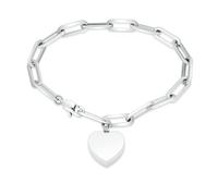 BNCXMO Heart Urn for Ashes for Women Cremation Memorial Jewelry Adjustable Hand Chain Bracelets Human Pet Keepsake Gift-Silver