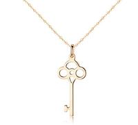 BNCXMO jewelry Necklaces for Women Girls Rose Necklace Key Pendant Necklace 18" For Women Gift Choker Necklaces,Necklaces Household jewelry